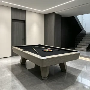 Customizable American Slate Pool Table 8ft 9ft Solid Wood Frame 25mm Slate K55 Billiard Tables Indoor Use