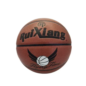 Customizable Basketball Size 7 Durable PU Leather Natural Rubber Bladder 580-620g Factory Exclusive Logo Text Icons
