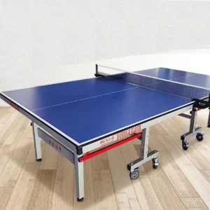 Customizable Double Folding Movable 18mm MDF UV Coated Eco friendly Table Tennis Ping Pong Table for Indoor Training Use