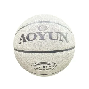 Customizable Durable Elastic Basketball with PU Cover Wear Resistant Foot Training Support Sizes 3 7 600 650g Weight