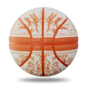 Customizable Indoor Training Basketball PU Leather with Custom Logo Printing Option Available