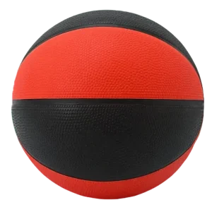 Customizable Logo Black and Red Color Matching Chyros Basketball Rubber Cover Size 6 Model R003 600 650g Flexible Durable