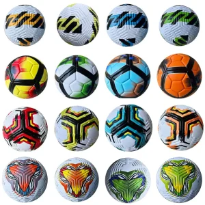 Customizable Logo PU Eco Friendly Durable Sports Ball Training Matches Official Size 5 Thermal Bonded Machine Stitched