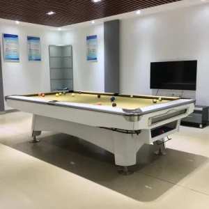 Customizable Modern 9ft Pool Table and Billiard Table 30 Years High Quality Solid Wood Legs Black Slate