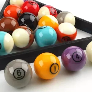 Customizable Pool Balls 16 Piece Set with Color Size Logo Service for Club Competitions