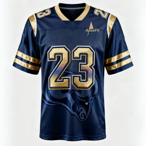 Customizable Quick Dry Rugby Jerseys Breathable Plus Size American Football Mesh Uniform Custom Sportswear for American Football