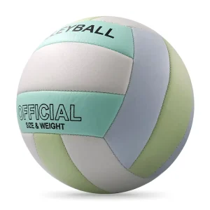 Customizable Super Touch Size 5 PVC Inflatable Volleyball Popular Material for Beach Practice Sporting Goods