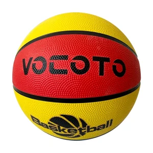 Customizable Text Rubber Basketball Wear Resistant Leather Ball Kids Sports Training Gear with Standard No. 7 6 5 Logo Included