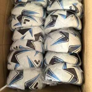 Customizable Thermal Bonded Soccer Ball Size 5 Beach PU Leather Football