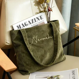 Customizable Vertical Canvas Bag Mini Pouch Custom Size Fabric Versatile Daily Carry Accessories