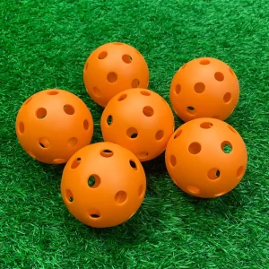 Customization Logo Plastic Floor Ball 72mm 26Holes Durable Hockey Ball Outdoor Sports Practice Ball
