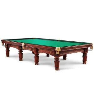 Customize Classic Retro Style Marble Slab Oak 12ft Professional Russian Billiard Table