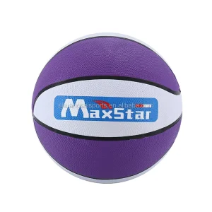 Customize Soft Touch Colorful PU Pvc Leather Basketball Size 7 6 5 3 2 1 Rubber Basketball Ball Rubber Basketball
