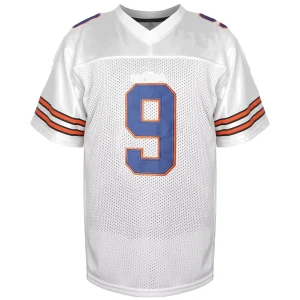 Customized 100% Polyester Sublimation Blank Light Board Embroidery Loose Sports American Football Jersey