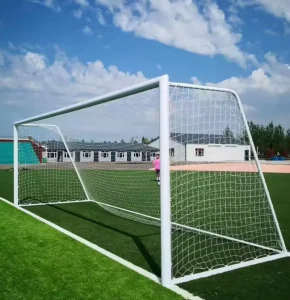 Customized 11VS11 Aluminum Alloy Football Goal Soccer Net Training Durable Movable Folding Soccer Goals for Outdoor School Use