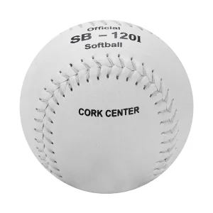 Customized 12 Inch White PVC Leather Baseball Training Softball with Foam Rubber Core Custom Logo Softball Balls