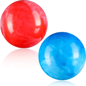 Customized 5/6/8.5/12 Inches Inflatable Marble Cloudy Bouncing Toy Ball for Kids Adults Beach Playground School Water Play Ball