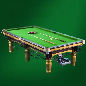 Customized American Style Snooker Billiard Table with Leather Pockets and Full Set Accessories for Clubs