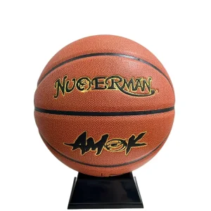Customized Basketball Regular Composite Leather Basketball in Size 7 for Training