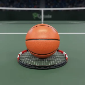 Customized Basketball with High Quality Composite Leather and Butyl Bladder Ideal for Training