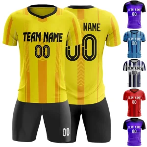 Customized Breathable Soccer Kit Personalized Design Football Set for Teams and Players