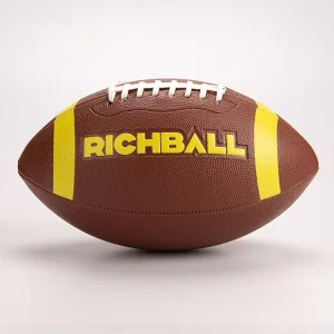 Customized Brown Color Official Size 9 Machine Sewn PVC American Football Ball