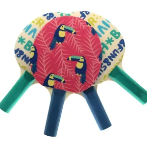 Customized Design Printing Rubber Table Tennis Racket Colorful Ping Pong Bat Paddle