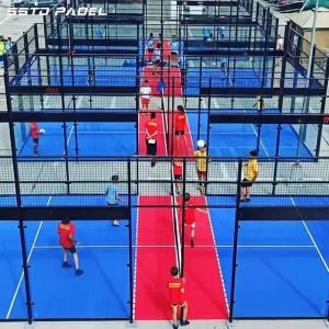 Customized Easy Install Padbol Mini Football Soccer Cage Outdoor Sports Court Padbol Court