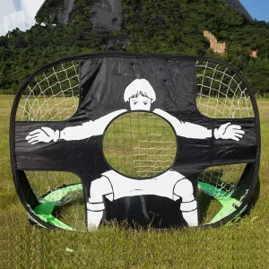 Customized Foldable Football Soccer Goal with Shooting Target for Children