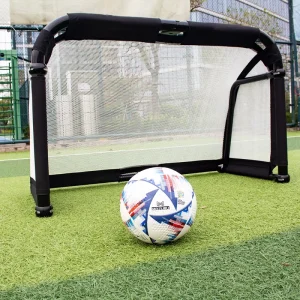Customized Foldable Soccer Goal with Aluminum Frame and 600D Cloth 120x80cm for School Outdoor Use