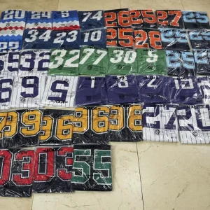 Customized High Quality Men’s Rugby Uniforms Embroidered Plus Size American Football Wear All Team Short Printed