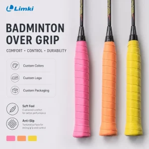 Customized High Quality PU Overgrip for Badminton Tennis Anti Slip and Portable Features