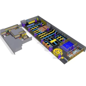 Customized Indoor Trampoline Park Family Entertainment Center