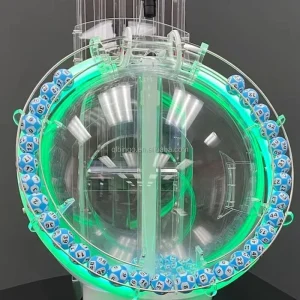 Customized Intelligent Lottery Machine Bingo Machine Lottery Ball Printing Content Chip Ball Number Ball