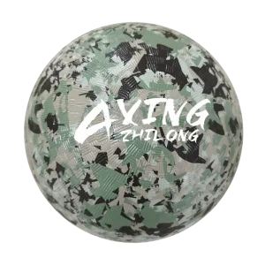 Customized Jungle Camouflage Rubber Kickball Dodgeball for Playgrounds with Colorful Logo Design