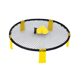 Customized LOGOA Parent-child Interactive ABS Material 3 Balls and 1 Air Pump Portable Outdoor Lawn Beach Net Game