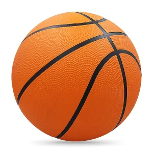 Customized Logo Children’s Rubber Basketball Adult Primary and Secondary School Students Indoor and Outdoor Training Blue Ball