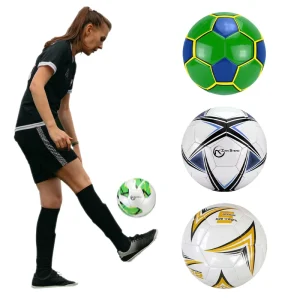 Customized Logo Football Soccer Ball Official Size 5 Soccer Ball Leather Profession Football for Training