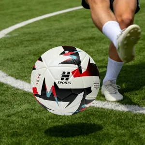 Customized Logo PU Thermal Bonded Size 5 Durable Professional Outdoor Football for Matches