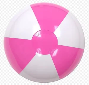 Customized Logo Printed Promotional 16 Inch Beach Sand Balls Swimming Pool Party Beach Balls Pink Toys