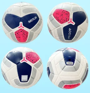 Customized Logo Soccer Balls Customized Color Patterns No.5 Size PU Leather Thermal Bonded High Quality Indoor Outdoor Use