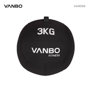 Customized Logo VA3020 Nylon Wall Ball Medicine Ball 3 12kg Commercial Use Portable Weightlifting Cross Training Exercise