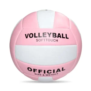 Customized Macaron Color Sport Ball PVC Volleyball Sports Pink Colour Volleyball