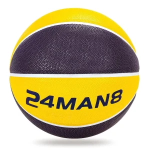 Customized Men’s Size 7 Basketball Classical Non slip PU Leather Color Match Design