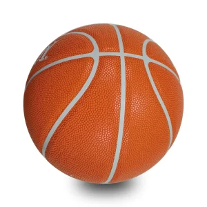Customized No Logo White Basketball Nice Quality PU Leather Inflatable Ball For Outdoor And Indoor Official Size 29.5