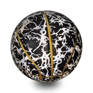 Customized Official Size 29.5 Basketball Ball Outdoor Indoor For Gold Color Ball