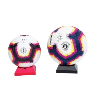 Customized Official Training Football Soccer Ball Printed Logo Matched Weight and Size Thermal Bonded