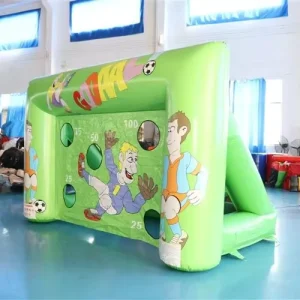 Customized PVC Football Goal Inflatable Interactive Game for Parties Kid’s Inflatable Castle Rental for Fiestas Infant Juegos