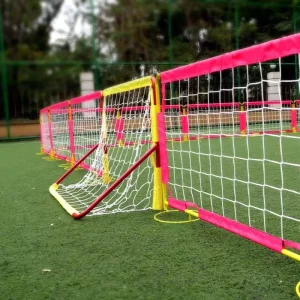 Customized Portable Adjustable Iron Football Net Children’s Outdoor Tennis Football Guardrail Fence Court Equipment