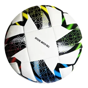 Customized Printed Logo Eco friendly Gravim Brand Thermal Bonding Soccer Ball Standard No.5 Adult Competition Outdoor Training